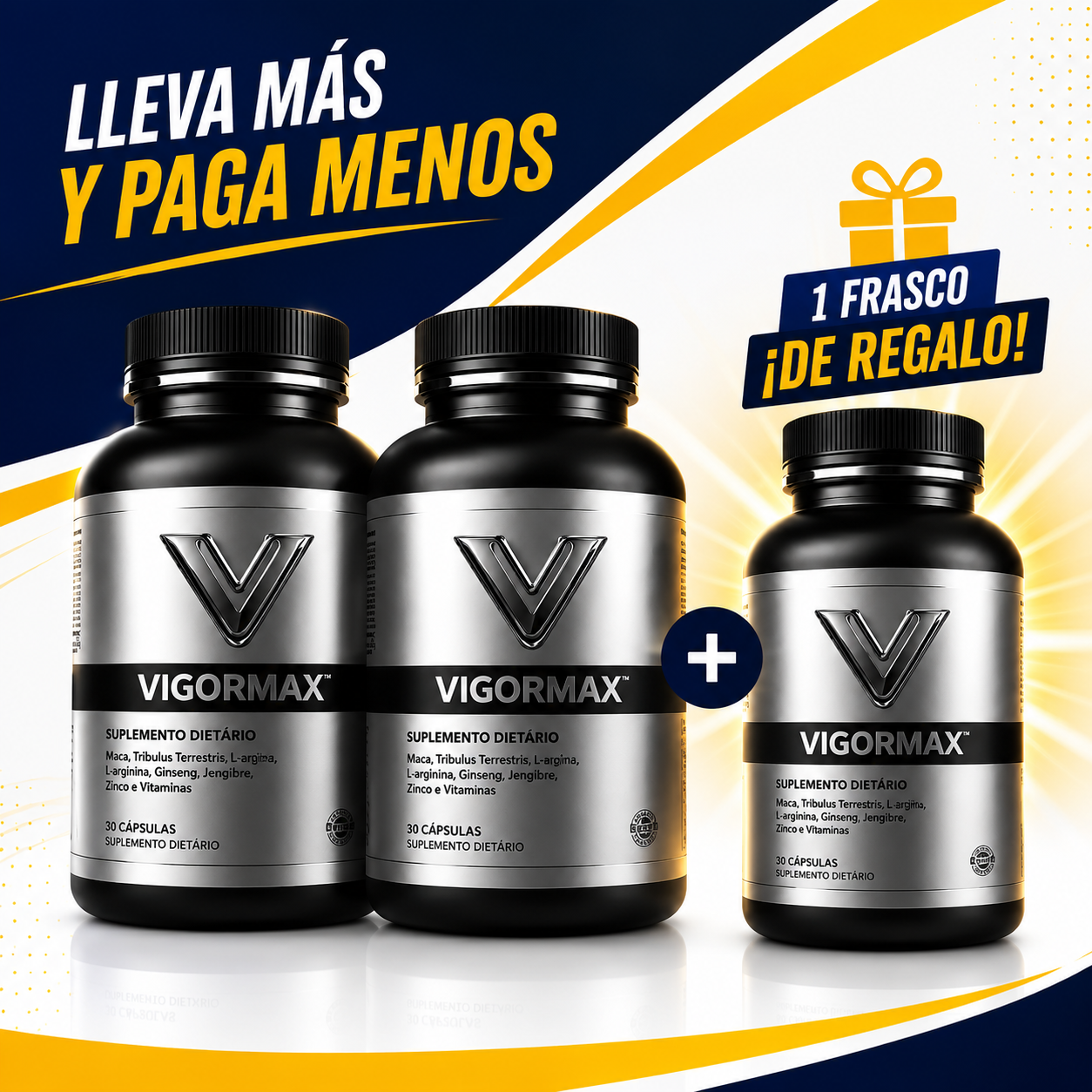 ⚡ VigorMax Potencia Extrema™ 🔥 Máxima Energía y Rendimiento Masculino 🔥
