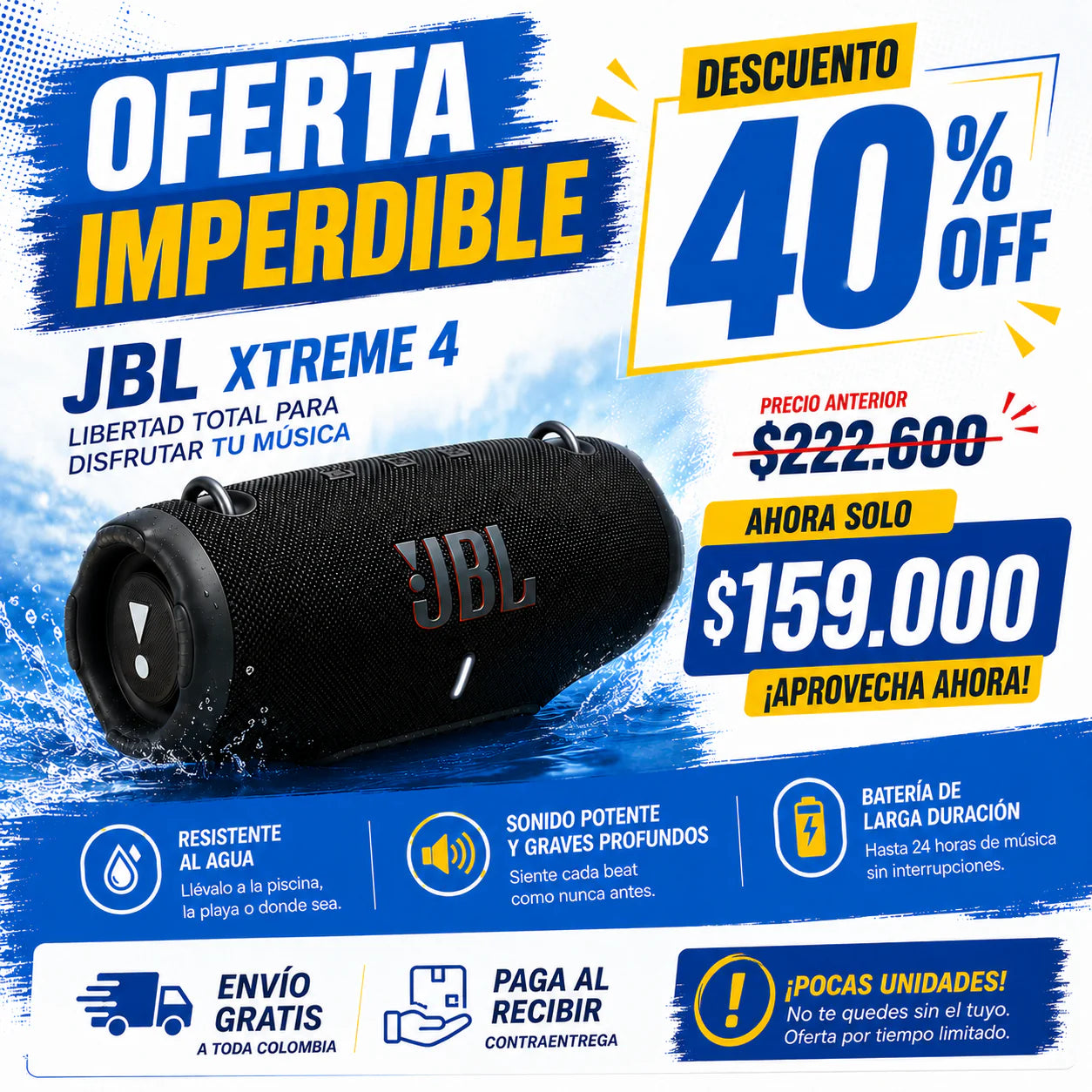 🔥🎧 JBL Xtreme 4 Elite Sound™